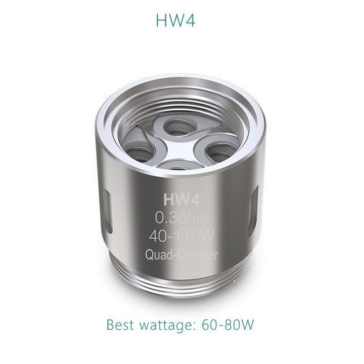 [2009001006361] Coil  HW4 Quad Cylindre 0,30 Ohm (Ello) - Eleaf (pack de 5)
